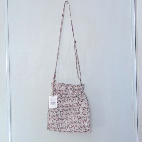 NWT! HOBO Prose Botanical Beauty Leather Convertible Crossbody Bag - Picture 6 of 14